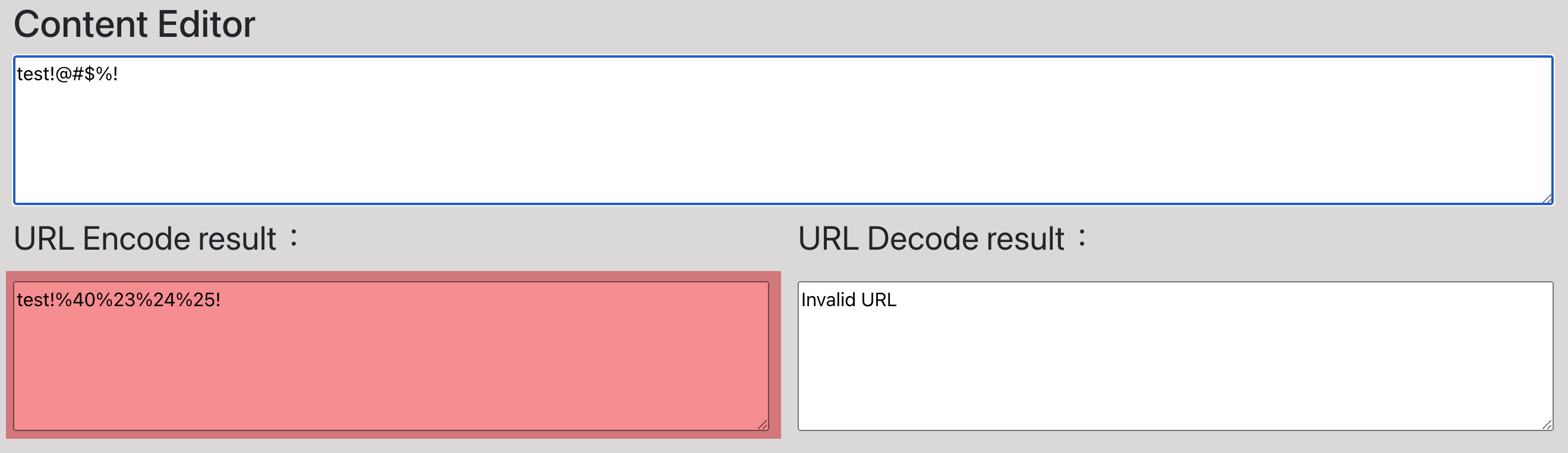 URL Encode Decode USESTOOl