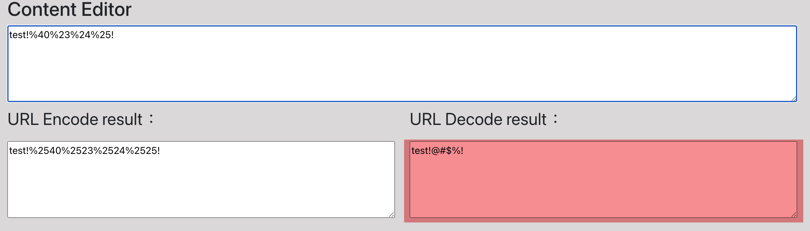 URL Encode Decode USESTOOl